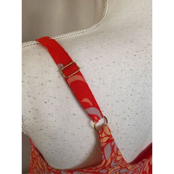 Cabi Orange Floral Adjustable Tank Top XS - Picture 4 of 7